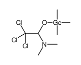 2,2,2-trichloro-N,N-dimethyl-1-trimethylgermyloxyethanamine结构式