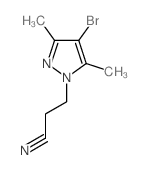 3-(4-bromo-3,5-dimethyl-1H-pyrazol-1-yl)propanenitrile(SALTDATA: FREE) picture