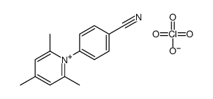 4-(2,4,6-trimethylpyridin-1-ium-1-yl)benzonitrile,perchlorate Structure