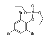 diethyl (2,4,6-tribromophenyl) phosphate Structure