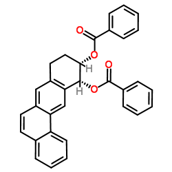 (10S,11R)-8,9,10,11-Tetrahydrotetraphene-10,11-diyl dibenzoate Structure