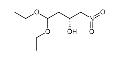 (R)-4,4-diethoxy-1-nitrobutan-2-ol结构式