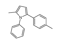 2-methyl-5-(4-methylphenyl)-1-phenylpyrrole Structure