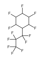 1,2,3,4,5-pentafluoro-6-(1,1,2,2,3,3,3-heptafluoropropyl)cyclohexane结构式