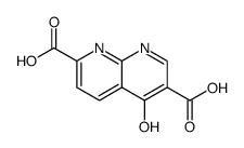 1,8-Naphthyridine-2,6-dicarboxylic acid, 5-hydroxy Structure