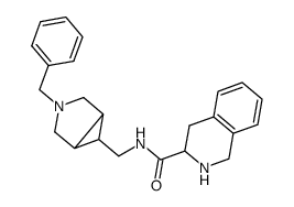 N-[(3-benzyl-3-azabicyclo[3.1.0]hex-6-yl)methyl]-1,2,3,4-tetrahydroisoquinoline-3-carboxamide结构式