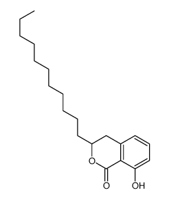 8-hydroxy-3-undecyl-3,4-dihydroisochromen-1-one Structure