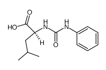 N-((phenylamino)carbonyl)leucine结构式