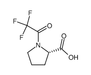 Proline, 1-(trifluoroacetyl)- (9CI) structure