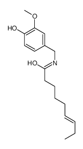 N-[(4-hydroxy-3-methoxyphenyl)methyl]non-6-enamide结构式