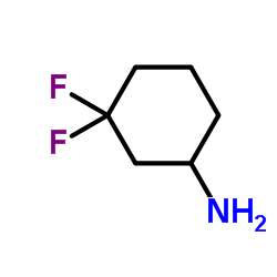 3,3-Difluorocyclohexanamine Structure