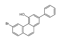 6-bromo-2-phenylphenanthren-4-ol结构式