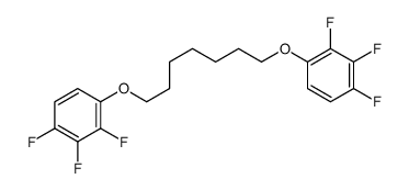 1,2,3-trifluoro-4-[7-(2,3,4-trifluorophenoxy)heptoxy]benzene结构式