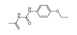 N-(4-ethoxy-phenyl)-N'-isopropenyl-urea Structure