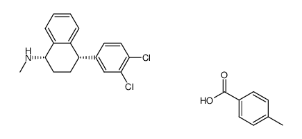 sertraline 4-methylbenzoate Structure