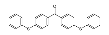 bis(4-phenylsulfanylphenyl)methanone Structure