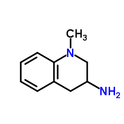 1-Methyl-1,2,3,4-tetrahydro-3-quinolinamine结构式