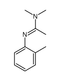 N,N-dimethyl-N'-(2-methylphenyl)ethanimidamide Structure