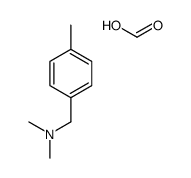 formic acid, compound with N,N-dimethyl(p-methylbenzyl)amine (1:1) Structure