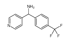 4-Pyridinemethanamine, α-[4-(trifluoromethyl)phenyl]结构式