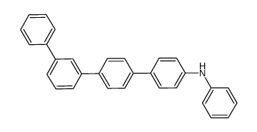 N-phenyl-[1,1':3',1'':4'',1'''-quaterphenyl]-4'''-amine结构式