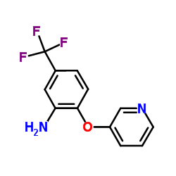 2-(3-Pyridinyloxy)-5-(trifluoromethyl)aniline Structure