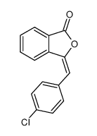 (E)-3-(4-chlorobenzylidene)phthalide Structure