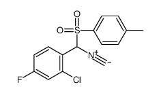 2-chloro-4-fluoro-1-[isocyano-(4-methylphenyl)sulfonylmethyl]benzene结构式