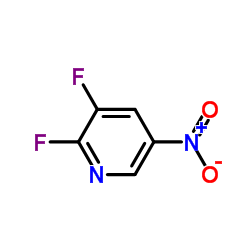 2,3-Difluoro-5-nitropyridine Structure