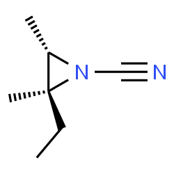 1-Aziridinecarbonitrile,2-ethyl-2,3-dimethyl-,cis-(9CI) picture