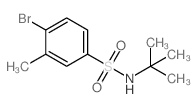 4-Bromo-N-(tert-butyl)-3-methylbenzenesulfonamide structure