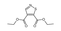 isothiazole-4,5-dicarboxylic acid diethyl ester结构式