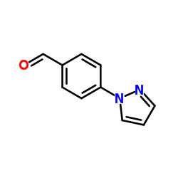 4-(1H-吡唑-1-基)苯甲醛结构式