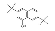 3,7-di-t-butylnaphthalen-1-ol Structure