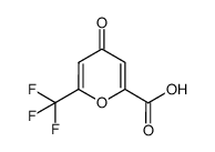6-(TRIFLUOROMETHYL)-4-OXO-4H-PYRAN-2-CARBOXYLIC ACID picture