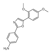 4-[5-(2,4-dimethoxy-phenyl)-oxazol-2-yl]-aniline Structure