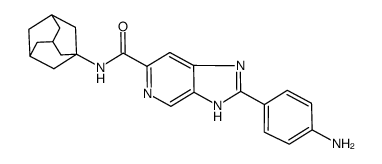 2-(4-aminophenyl)-N-(adamantyl)-3H-imidazo[4,5-c]pyridine-6-carboxamide Structure