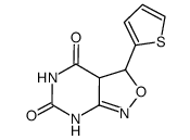 3-(2-thienyl)-3,3a-dihydroisoxazolo[3,4-d]pyrimidine-4,6(5H,7H)-dione Structure