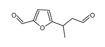 5-(4-oxobutan-2-yl)furan-2-carbaldehyde结构式