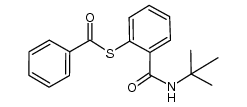 S-2-(tert-butylcarbamoyl)phenyl benzothioate结构式