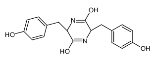 cyclo(L-tyrosyl-L-tyrosyl) Structure