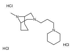 9-methyl-3-(3-piperidin-1-ylpropyl)-3,9-diazabicyclo[3.3.1]nonane,trihydrochloride Structure