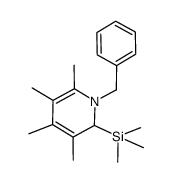 1-benzyl-3,4,5,6-tetramethyl-2-(trimethylsilyl)-1,2-dihydropyridine Structure