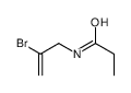 N-(2-bromoprop-2-enyl)propanamide Structure