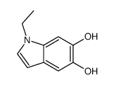 1-ethylindole-5,6-diol Structure