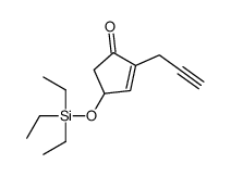 2-prop-2-ynyl-4-triethylsilyloxycyclopent-2-en-1-one Structure