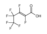 2,3,4,4,5,5,5-heptafluoropent-2-enoic acid Structure