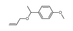 1-(4-methoxyphenyl)-1-(allyloxy)ethane Structure