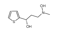 (S)-3-(hydroxy(methyl)amino)-1-(thiophen-2-yl)propan-1-ol结构式