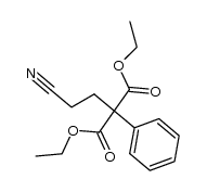 Diethyl 2-(2-cyanoethyl)-2-phenylmalonate结构式